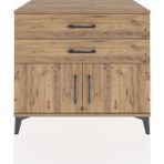 Dienni Hyperion Şifonyer 2 Çekmeceli 2 Kapaklı 88X44X80 Çam-Çam - Atlas Çam