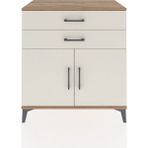 Dienni Hyperion Şifonyer 2 Çekmeceli 2 Kapaklı 88X44X96 Çam-Aytaşı - Atlas Çam
