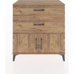 Dienni Hyperion Şifonyer 2 Çekmeceli 2 Kapaklı 88X44X96 Çam-Çam - Atlas Çam