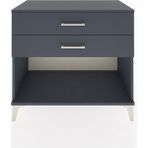 Dienni Hyperion Şifonyer 2 Çekmeceli 88X44X80 Antrasit-Antrasit