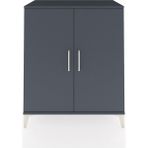 Dienni Hyperion Şifonyer 2 Kapaklı 88X44X106 Antrasit-Antrasit