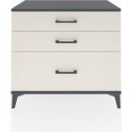Dienni Hyperion Şifonyer 3 Çekmeceli 88X44X80 Antrasit-Aytaşı