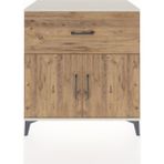 Dienni Hyperion Şifonyer Tek Çekmeceli 2 Kapaklı 88X44X96 Aytaşı-Çam