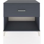 Dienni Hyperion Şifonyer Tek Çekmeceli 88X44X80 Antrasit-Antrasit