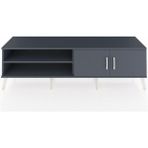 Dienni Hyperion Tv Ünitesi 2 Raflı 2 Kapaklı 176X44X51 Antrasit-Antrasit/antrasit