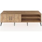 Dienni Hyperion Tv Ünitesi 2 Raflı 2 Kapaklı 176X44X51 Çam-Çam/çam