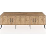 Dienni Hyperion Tv Ünitesi 2 Raflı 4 Kapaklı 176X44X51 Çam-Çam/çam