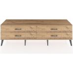 Dienni Hyperion Tv Ünitesi 4 Çekmeceli 176X44X51 Çam-Çam/çam