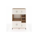 Dienni Kronos Dolap 10 Raflı 6 Kapaklı 132 x 59 x 195 cm Çam - Aytaşı - Çam