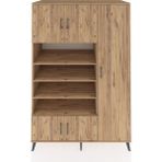 Dienni Kronos Dolap 11 Raflı 5 Kapaklı 132X59X195 Çam-Çam/çam - Atlas Çam