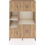 Dienni Kronos Dolap 9 Raflı 6 Kapaklı 132X59X195 Çam-Çam/aytaşı - Atlas Çam