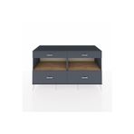 Dienni Kronos Konsol 2 Raflı 4 Çekmeceli 176 x 59 x 99 cm Antrasit - Çam - Antrasit
