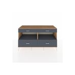 Dienni Kronos Konsol 2 Raflı 4 Çekmeceli 176 x 59 x 99 cm Çam - Antrasit