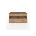 Dienni Kronos Konsol 2 Raflı 4 Çekmeceli 176x59x99 Çam-Çam