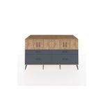 Dienni Kronos Konsol 2 Raflı 4 Çekmeceli 4 Kapaklı 176x59x99 Çam-Antrasit/Çam