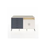 Dienni Kronos Konsol 2 Raflı 5 Çekmeceli 2 Kapaklı 176 x 59 x 99 cm Aytaşı - Aytaşı - Antrasit
