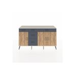 Dienni Kronos Konsol 2 Raflı 5 Çekmeceli 3 Kapaklı 176 x 59 x 99 cm Aytaşı - Çam - Antrasit