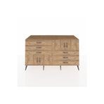 Dienni Kronos Konsol 2 Raflı 6 Çekmeceli 4 Kapaklı 176x59x99 Çam-Çam