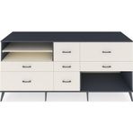 Dienni Kronos Konsol 2 Raflı 7 Çekmeceli 220x59x99 Antrasit-Aytaşı/Aytaşı