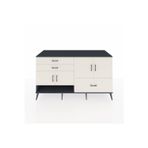 Dienni Kronos Konsol 3 Raflı 3 Çekmeceli 4 Kapaklı 176 x 59 x 99 cm Antrasit - Aytaşı