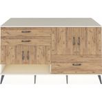 Dienni Kronos Konsol 3 Raflı 3 Çekmeceli 4 Kapaklı 176 x 59 x 99 cm Çam - Aytaşı