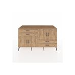 Dienni Kronos Konsol 3 Raflı 4 Çekmeceli 4 Kapaklı 176 x 59 x 99 cm Çam - Çam