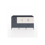 Dienni Kronos Konsol 3 Raflı 6 Çekmeceli 4 Kapaklı 176 x 59 x 99 cm Antrasit - Antrasit - Aytaşı