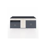 Dienni Kronos Konsol 3 Raflı 6 Çekmeceli 4 Kapaklı 220 x 59 x 99 cm Antrasit - Antrasit - Aytaşı