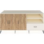 Dienni Kronos Konsol 4 Raflı 1 Çekmeceli 3 Kapaklı 220 x 59 x 99 cm Aytaşı - Aytaşı - Çam