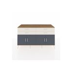 Dienni Kronos Konsol 4 Raflı 2 Çekmeceli 8 Kapaklı 176 x 59 x 99 cm Çam - Antrasit - Aytaşı