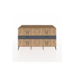 Dienni Kronos Konsol 4 Raflı 2 Çekmeceli 8 Kapaklı 176 x 59 x 99 cm Çam - Antrasit - Çam
