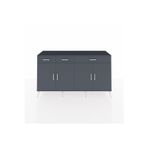 Dienni Kronos Konsol 4 Raflı 3 Çekmeceli 4 Kapaklı 176 x 59 x 99 cm Antrasit - Antrasit