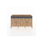 Dienni Kronos Konsol 4 Raflı 4 Çekmeceli 3 Kapaklı 176 x 59 x 99 cm Çam - Antrasit - Çam