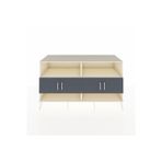 Dienni Kronos Konsol 4 Raflı 4 Kapaklı 176 x 59 x 99 cm Çam - Antrasit - Aytaşı