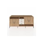 Dienni Kronos Konsol 4 Raflı 5 Çekmeceli 3 Kapaklı 220 x 59 x 99 cm Aytaşı - Çam - Çam