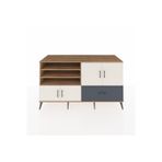 Dienni Kronos Konsol 5 Raflı 1 Çekmeceli 4 Kapaklı 176 x 59 x 99 cm Çam - Aytaşı - Antrasit