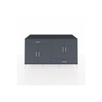 Dienni Kronos Konsol 5 Raflı 2 Çekmeceli 4 Kapaklı 176 x 59 x 99 cm Antrasit - Antrasit