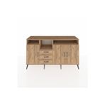 Dienni Kronos Konsol 5 Raflı 3 Çekmeceli 3 Kapaklı 176 x 59 x 99 cm Çam - Çam