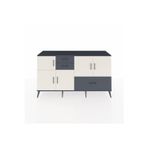 Dienni Kronos Konsol 5 Raflı 3 Çekmeceli 5 Kapaklı 176 x 59 x 99 cm Antrasit - Antrasit - Aytaşı