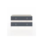 Dienni Kronos Konsol 5 Raflı 3 Çekmeceli 8 Kapaklı 176 x 59 x 99 cm Aytaşı - Aytaşı - Antrasit
