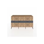 Dienni Kronos Konsol 5 Raflı 3 Çekmeceli 8 Kapaklı 176 x 59 x 99 cm Çam - Antrasit - Çam