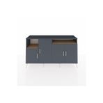 Dienni Kronos Konsol 5 Raflı 4 Kapaklı 176 x 59 x 99 cm Antrasit - Antrasit - Çam