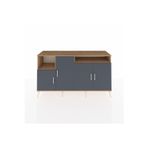 Dienni Kronos Konsol 5 Raflı 4 Kapaklı 176 x 59 x 99 cm Çam - Antrasit - Çam