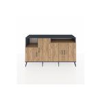 Dienni Kronos Konsol 5 Raflı 4 Kapaklı 176 x 59 x 99 cm Çam - Antrasit