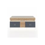 Dienni Kronos Konsol 5 Raflı 5 Çekmeceli 4 Kapaklı 220 x 59 x 99 cm Aytaşı - Çam - Antrasit
