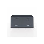 Dienni Kronos Konsol 6 Çekmeceli 176 x 59 x 99 cm Çam - Antrasit