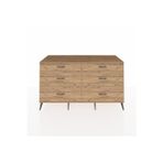 Dienni Kronos Konsol 6 Çekmeceli 176 x 59 x 99 cm Çam - Çam