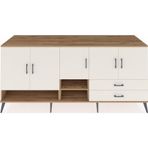 Dienni Kronos Konsol 6 Raflı 2 Çekmeceli 5 Kapaklı 220x59x99 Çam-Aytaşı/Aytaşı