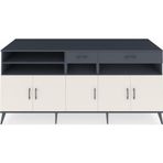 Dienni Kronos Konsol 7 Raflı 2 Çekmeceli 5 Kapaklı 220 x 59 x 99 cm Aytaşı - Antrasit - Antrasit