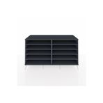 Dienni Kronos Konsol 8 Raflı 176 x 59 x 99 cm Antrasit - Antrasit